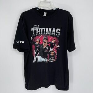 Lane Seven Men's Black Alek Thomas Arizona Diamondbacks Graphic T-Shirt Size XL